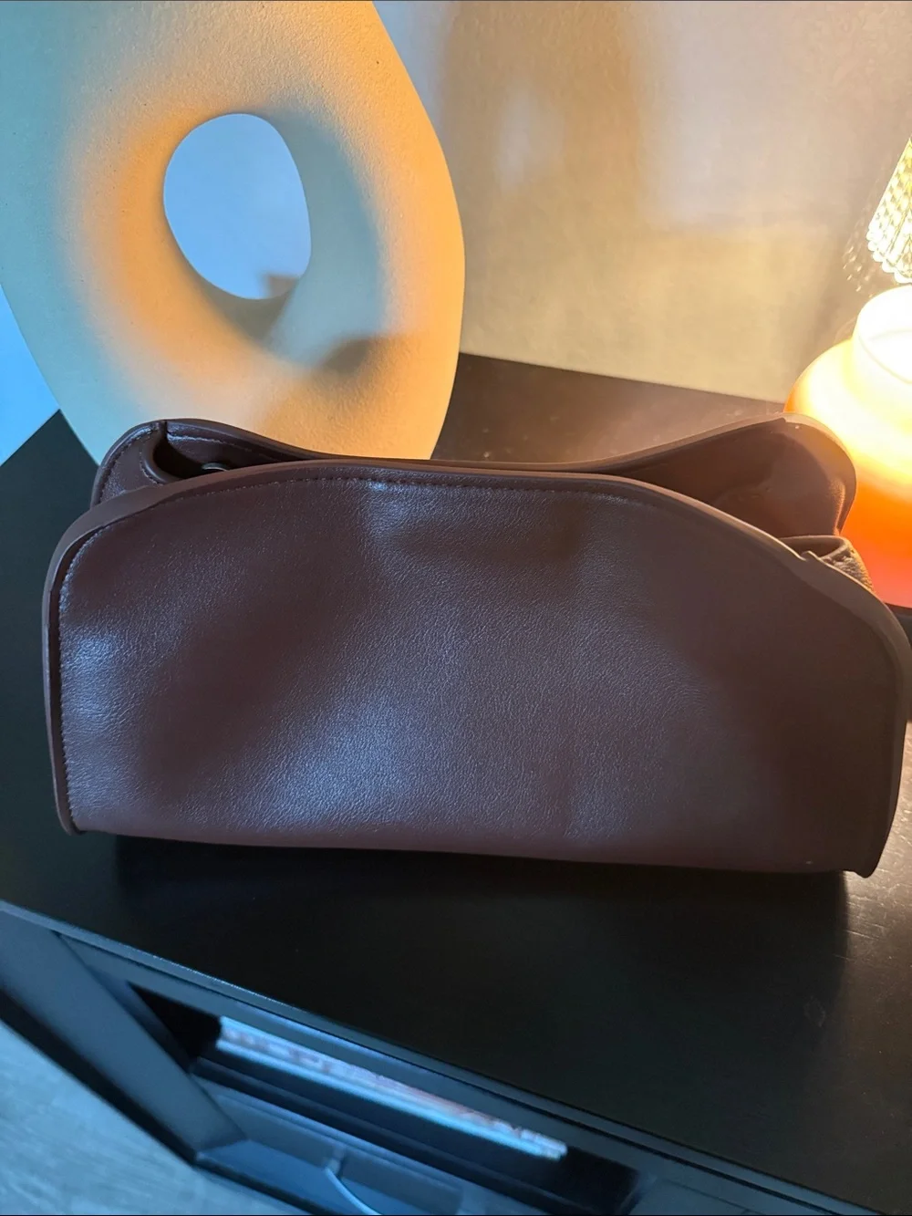 Women’s Leather clutch - Brown